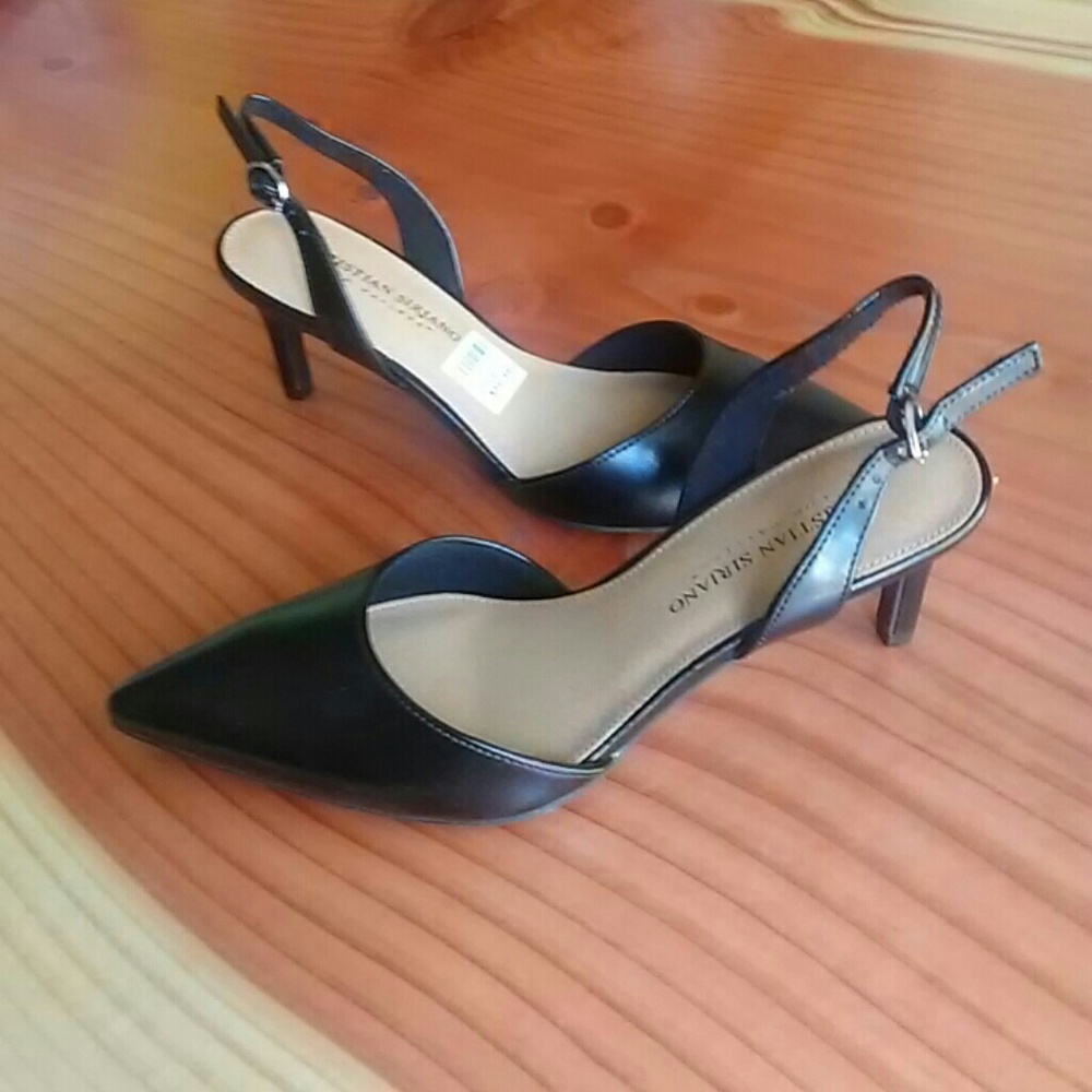 Pointed Black Heels